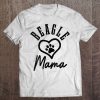 Beagle Mama Heart Paw Funny Cute Dog Lover Beagle Mom