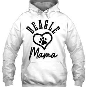 Beagle Mama Heart Paw Funny Cute Dog Lover Beagle Mom 3
