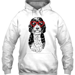 Bernedoodle Valentines Day Doodle Dog Mom Dog Lover 3