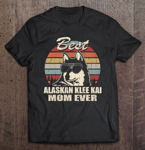 Best Alaskan Klee Kai Mom Ever Vintage Retro Dog Mom