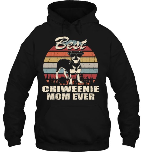 Best Chiweenie Mom Ever Vintage Retro Dog Mom