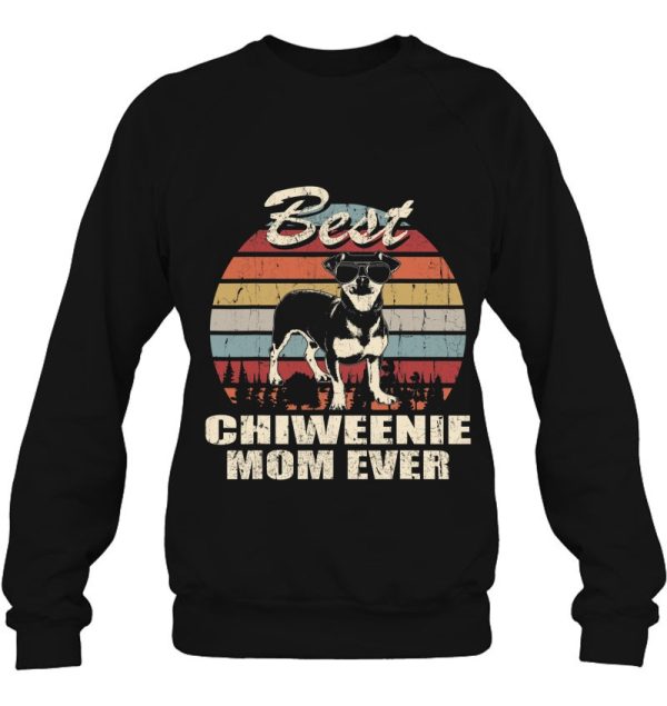 Best Chiweenie Mom Ever Vintage Retro Dog Mom