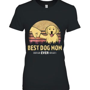 Best Dog Mom Ever Golden Retriever Retro Puppy Lover Design