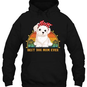 Best Dog Mom Ever Maltese Dog Vintage Version 3