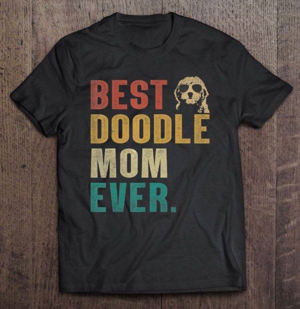 Best Doodle Mom Ever Vintage Goldendoodle Mom