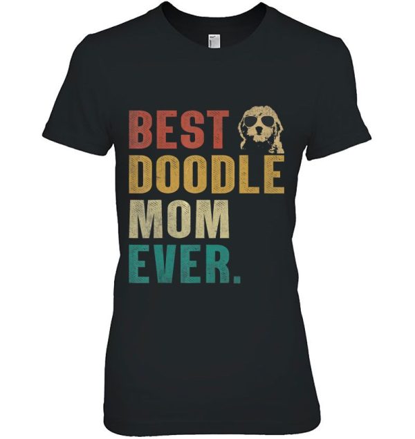 Best Doodle Mom Ever Vintage Goldendoodle Mom