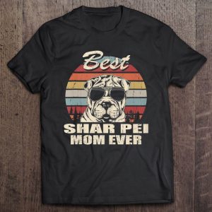 Best Shar Pei Mom Ever Vintage Retro Dog Mom Tank Top Best Shar Pei Mom Ever Vintage Retro Dog Mom Tank Top