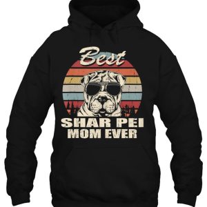 Best Shar Pei Mom Ever Vintage Retro Dog Mom Tank Top 3