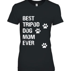 Best Tripod Dog Mom Ever 3 Legged Dog Mom Gift Raglan Baseball