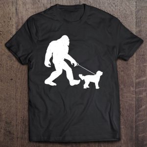 Bigfoot Walking Goldendoodle Dog Doodle Mom Funny Bigfoot Walking Goldendoodle Dog Doodle Mom Funny