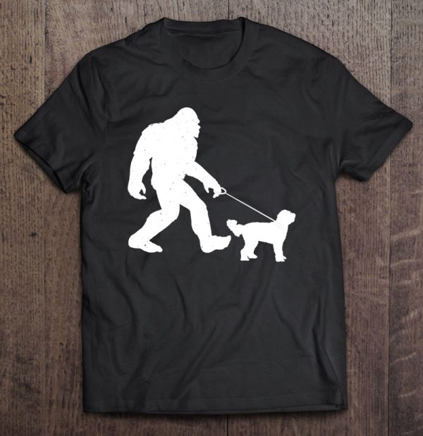 Bigfoot Walking Goldendoodle Dog Doodle Mom Funny