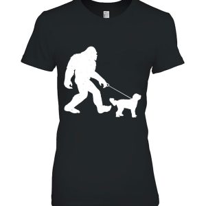 Bigfoot Walking Goldendoodle Dog Doodle Mom Funny