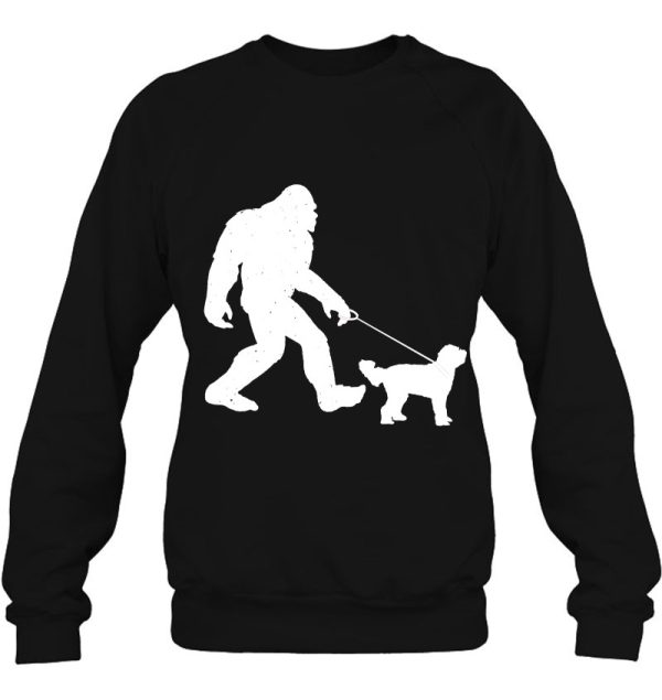 Bigfoot Walking Goldendoodle Dog Doodle Mom Funny