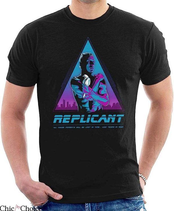 Blade Runner T-Shirt Black Lotus All Those Will Be Lost in Time