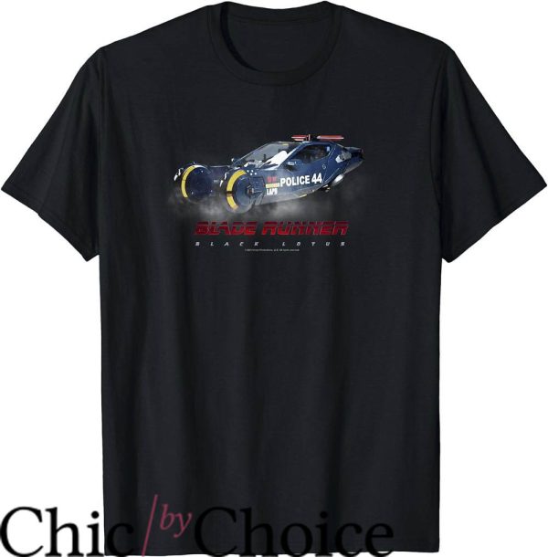 Blade Runner T-Shirt Black Lotus Police 44 Car