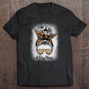 Bleached Dog Mom Leopard Messy Bun Dog Mom Life Bleached Dog Mom Leopard Messy Bun Dog Mom Life