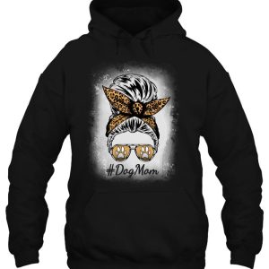 Bleached Dog Mom Leopard Messy Bun Dog Mom Life 3