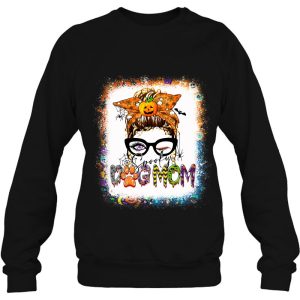 Bleached Spooky Dog Mom Messy Bun Halloween Dog Mama Life 3 Bleached Spooky Dog Mom Messy Bun Halloween Dog Mama Life 4