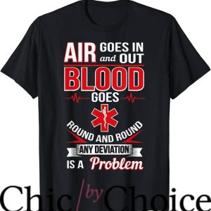 Blood In Blood Out T-Shirt Air Goes In Out Blood First Movie