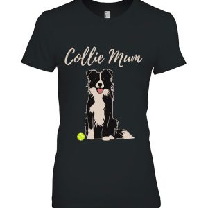 Border Collie Mum Merch For Women Cute Border Collie Dog Mum