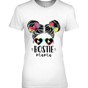 Bostie Mama Gifts Double Bun Hair Boston Terrier Gifts Mom