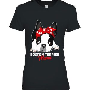 Boston Terrier Mama Cute Bostie Dog Mom Funny Girls Gift