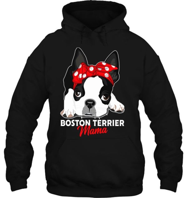 Boston Terrier Mama Cute Bostie Dog Mom Funny Girls Gift