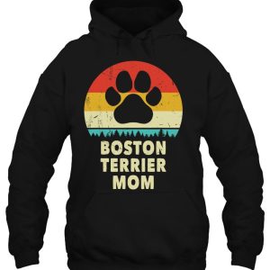 Boston Terrier Mom Vintage Dog Gift Women Funny Bostie Dog 3