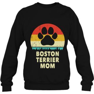 Boston Terrier Mom Vintage Dog Gift Women Funny Bostie Dog 4