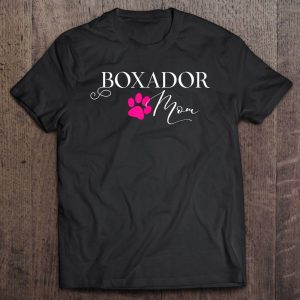 Boxador Mom Pink Dog Paw Gift Boxador Mom Pink Dog Paw Gift
