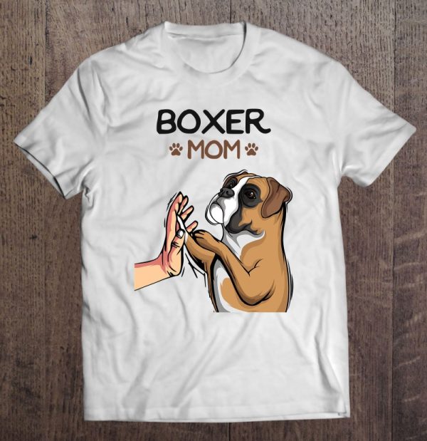 Boxer Dog Mom Women Girls Kids