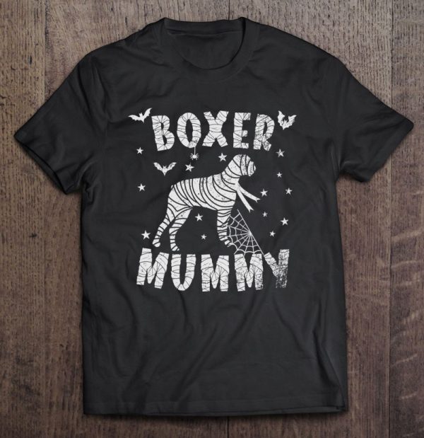 Boxer Dog Mummy Halloween Party