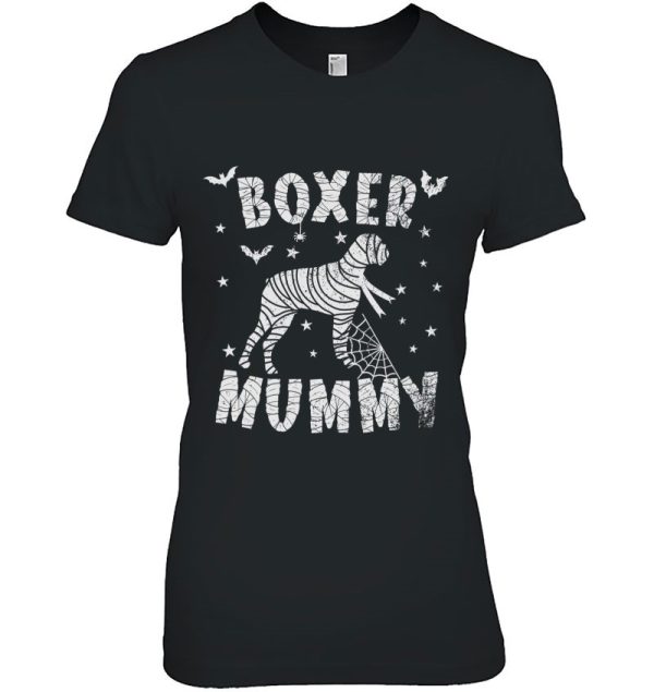 Boxer Dog Mummy Halloween Party