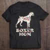Boxer Mom Funny Dog Mom, Dog Lovers Dog Dad Flower Graphic