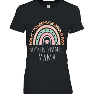 Boykin Spaniel Mama Lover Rainbow Leopard Dog Mom