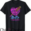 Buffy The Vampire Slayer T-Shirt Colorful Staked Heart