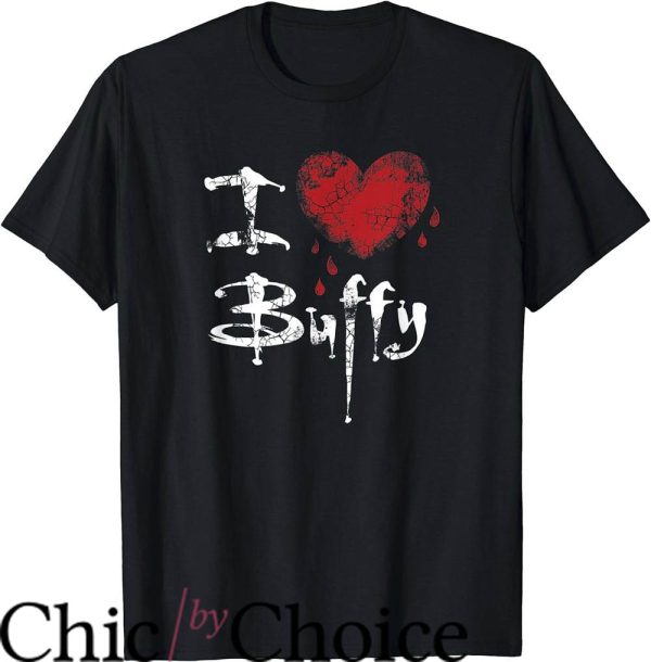 Buffy The Vampire Slayer T-Shirt I Love Buffy