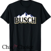 Busch Latte T Shirt Beer Mountains