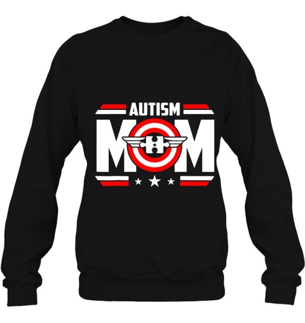 Captain Autism Mom Superhero Autistic Mother’s Day