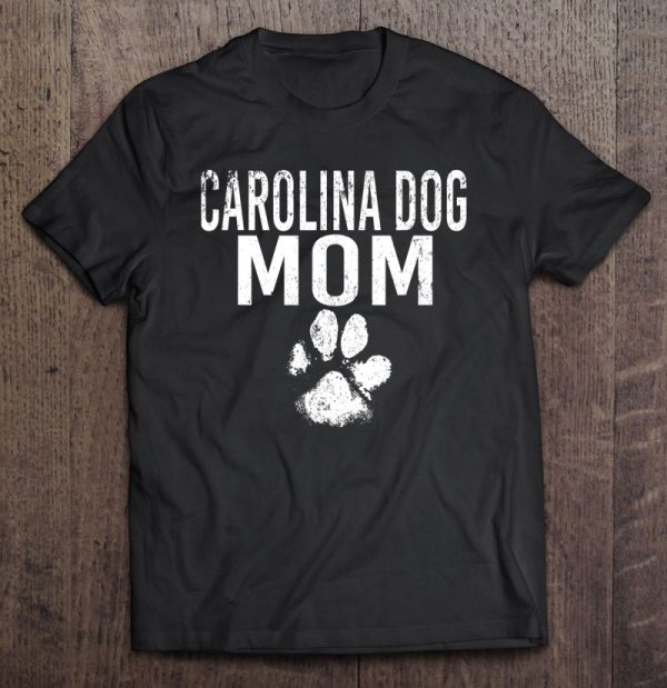 Carolina Dog Mom Funny Dog Lover Owner Womens Cute Paw Print