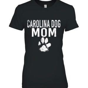 Carolina Dog Mom Funny Dog Lover Owner Womens Cute Paw Print