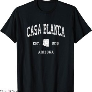 Casa Blanca T-Shirt Arizona Az Vintage Athletic Sports
