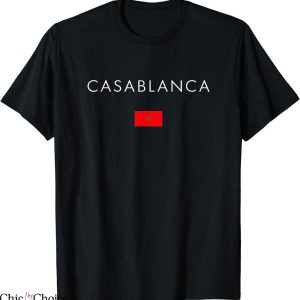 Casa Blanca T-Shirt International Famous City Travel Poster