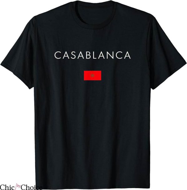 Casa Blanca T-Shirt International Famous City Travel Poster
