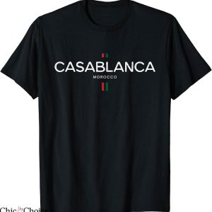 Casa Blanca T-Shirt Morocco Retro Vintage Famous City