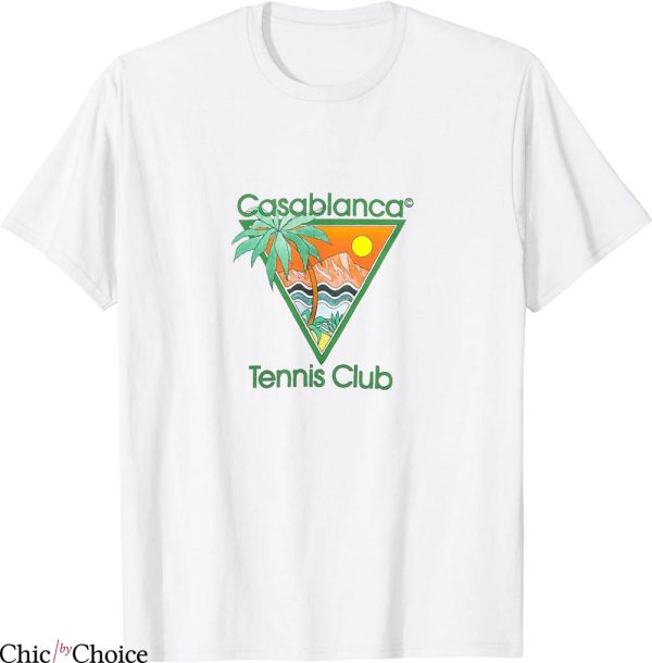 Casa Blanca T-Shirt Tennis Club Famous City Travel Poster