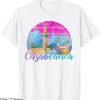 Casa Blanca T-Shirt Vintage Travel Retro Sunset Famous City