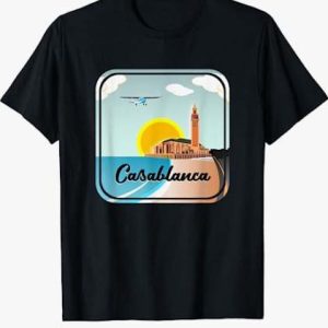 Casablanca T Shirt Casablanca Morocco Travel Shirt