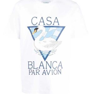 Casablanca T Shirt Casablanca Par Avian Logo T Shirt