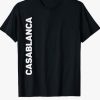 Casablanca T Shirt Casablanca Vertical Text T Shirt